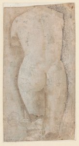 Sketch of Classical Sculpture of the Venus Pudica Type by Benozzo Gozzoli