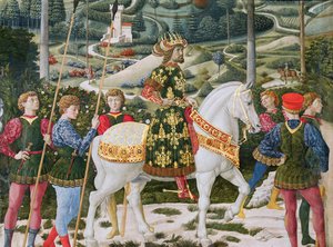 John VII Palaeologus, Eastern Roman Emperor, as one of the Three Kings (detail)