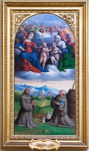 Holy Family and Saints by Benvenuto Tisi da Garofalo