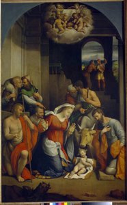 The Adoration of the Christ Child by Benvenuto Tisi da Garofalo