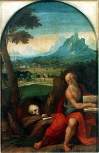 St. Jerome by Benvenuto Tisi da Garofalo