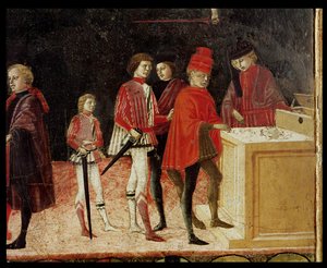 The Council Finances in Times of War and of Peace (detail)