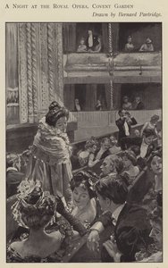 A Night at the Royal Opera, Covent Garden, London by Bernard (after) Partridge