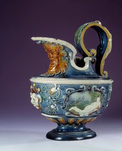 Aiguiere de Faience by Bernard (school of) Palissy