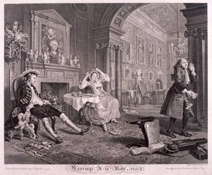 Marriage a la Mode, 1745, plate II