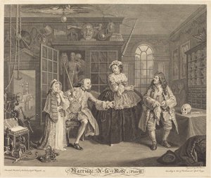 Marriage a la Mode: pl. 3 by Bernard Baron