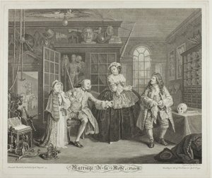 Plate Three, from Marriage à la Mode by Bernard Baron