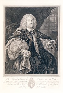 Portrait of Dr. Benjamin Hoadly, Lord Bishop of Winchester by Bernard Baron