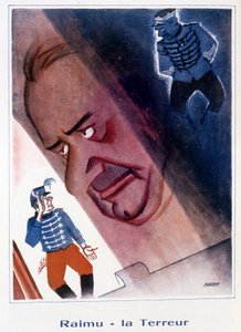 Raimu: The Terror - Illustration by Bernard Becan (Bernhard Kahn) in 