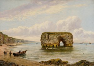 Marsden Rock, c.1880-1900 by Bernard Benedict Hemy