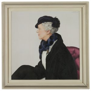 Portrait of Lady Mendl (1865-1950), née Ella de Wolfe, called "Elsie"