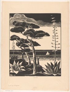 Coast at Saint-Raphaël by Bernard Essers (signed by artist)