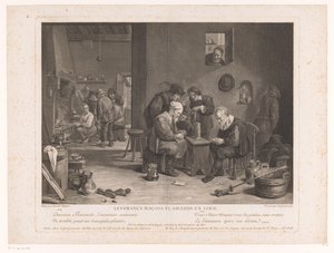 Inn Interior with Card Players