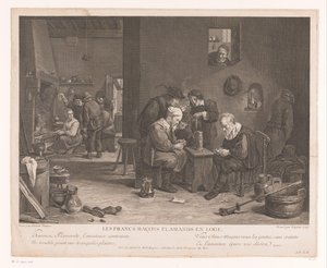 Tavern Interior with Card Players