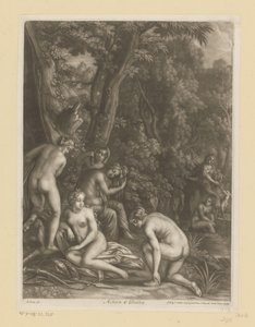 Actaeon and Diana by Bernard Lens (I)