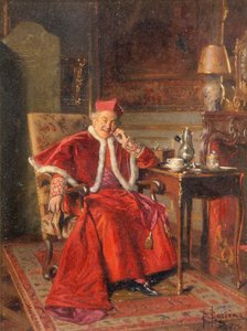 Cardinal at Coffee