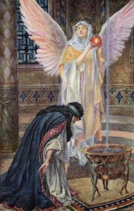 Scene from Rabbi Ben Ezra by Robert Browning by Bernard Partridge