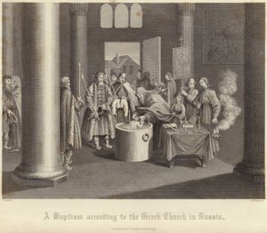 A Baptism According to the Greek Church in Russia