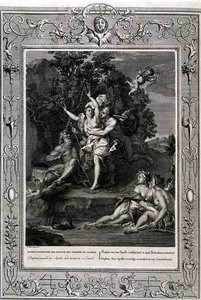 Daphne Pursued by Apollo and Turned into a Laurel Tree by Bernard Picart
