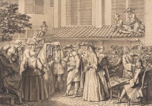 Wedding among the High German Jews by Bernard Picart