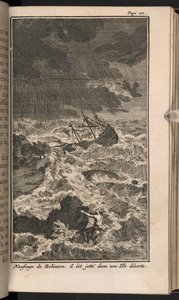 Illustration from the French Edition of Robinson Crusoe