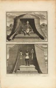 Kuvasa Idol of the Virginians/The God of Winds, Another Idol of the Virginians by Bernard Picart