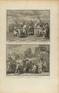 The Mercury of the Mexicans Adored.../Deity Presiding Over the Hunt by Bernard Picart
