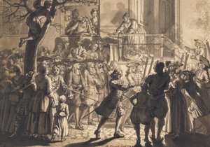 Procession of the Bridegrooms of the Law by Bernard Picart