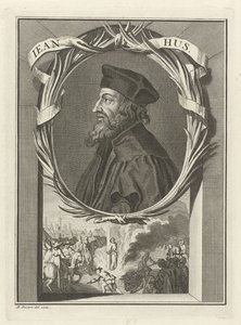 Portrait of John Hus, 1712 by Bernard Picart