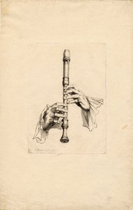 Recorder Players Hands by Bernard Picart