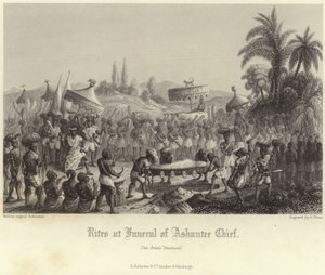 Rites at funeral of Ashantee Chief by Bernard Picart