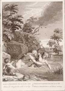 Salmacis and Hermaphroditus United in One Body by Bernard Picart