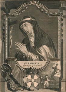 Saint Brigitte by Bernard Picart