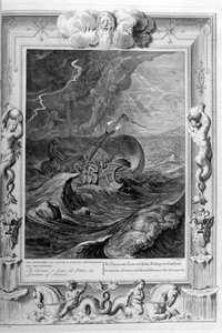 The Dioscuri Castor and Pollux protect a ship
