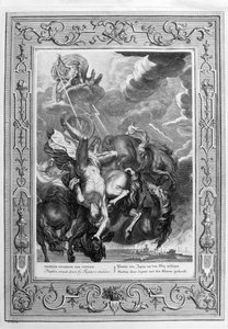 The Fall of Phaeton (engraving) by Bernard Picart