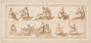 Sketch Sheet with Several Figures