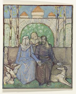 Seated Couple
