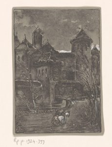Castle with Two Riders