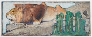 Lying Lion by Bernard Willem Wierink