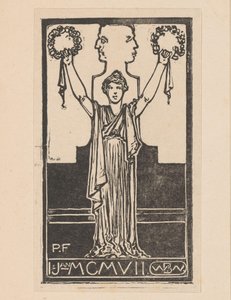 Woman in Roman Garb by Bernard Willem Wierink