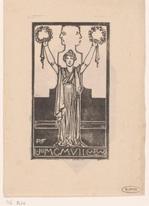 Woman in Roman Garb by Bernard Willem Wierink