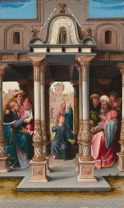 Christ among the Doctors by Bernard van Orley