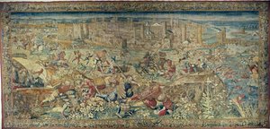 Episode of the Battle of Pavia (1525) by Bernard van Orley