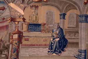 The Arrival of the statue of the Madonna by Bernard van Orley