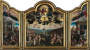 The Last Judgement and the Seven Works of Mercy by Bernard van Orley