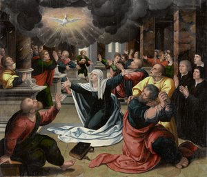 The Pentecost by Bernard van Orley