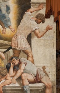 Counterfaccata, Bernardino Gatti, Resurrection 1529 (detail)
