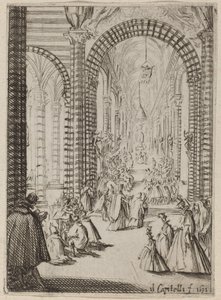 Interior of a Church by Bernardino Capitelli