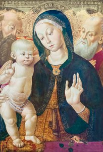 The Virgin and Child with Two Saints by Bernardino Fungai