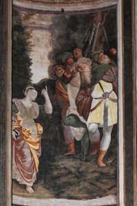 Detail of The Martyrdom of Saint Catherine by Bernardino Lanino